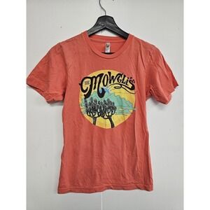 The Mowglis Shirt Mens XS Orange American Apparel Band Graphic Tee Made USA
